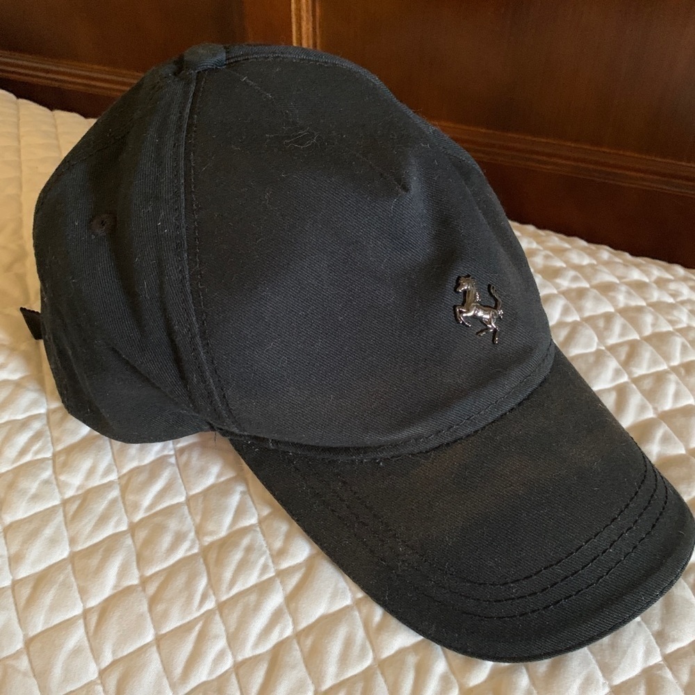 Rare Vintage Ferrari Black Cap Unisex